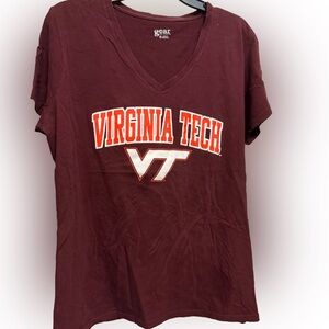 Virginia Tech Hokies Gear for Sports Women's V-Neck Tee Shirt, XXL 2XL